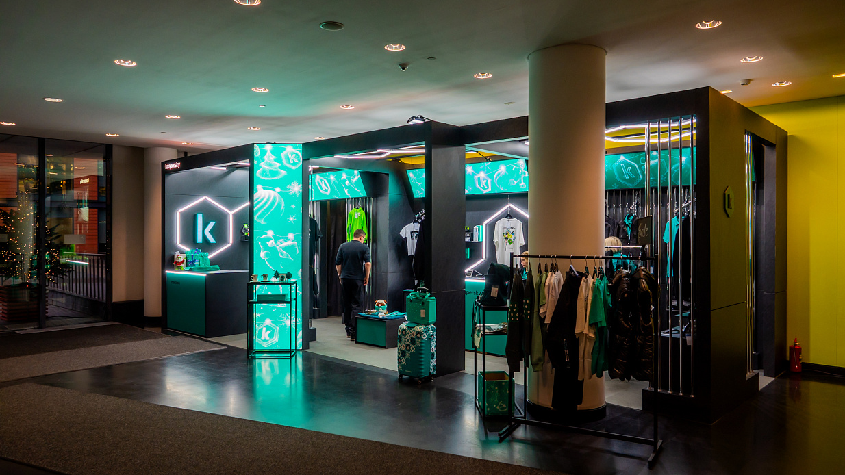 Дизайн-проект и застройка стенда «Лаборатория Касперского, НГ Корнер - 2025»