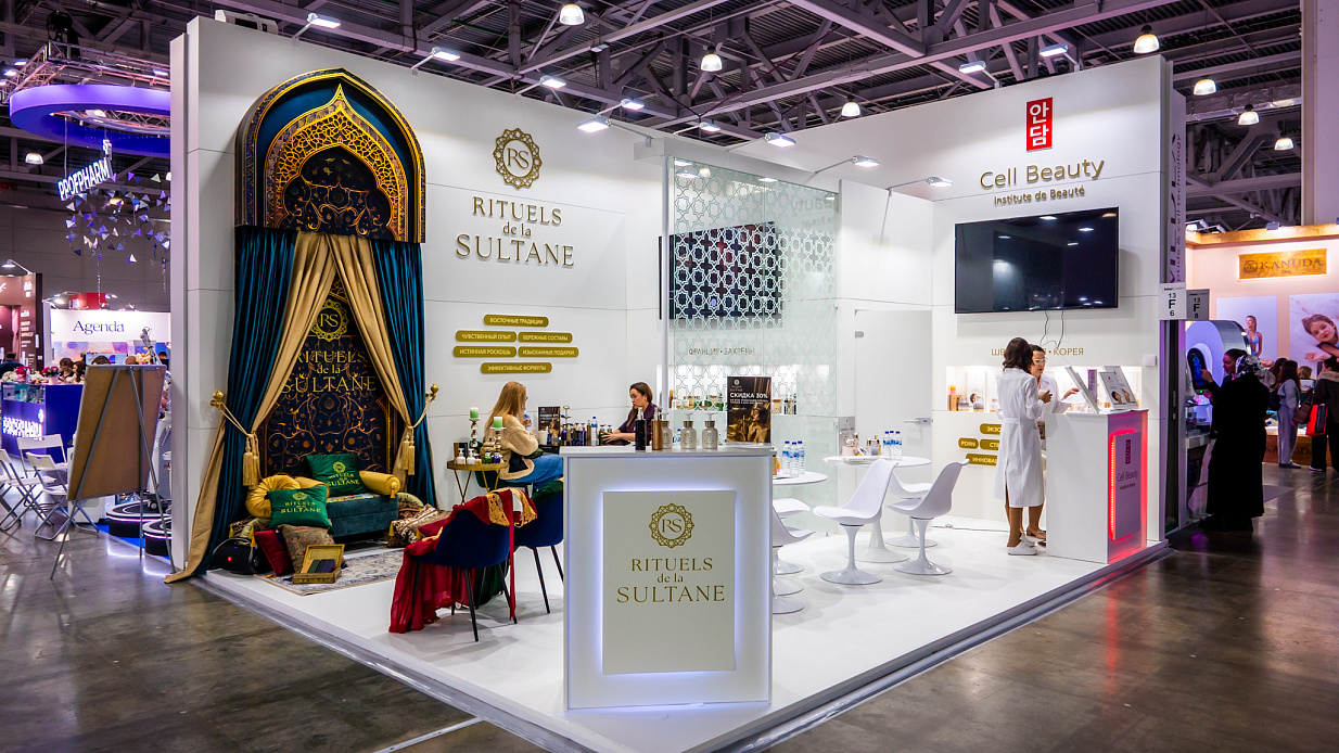 Дизайн-проект и застройка стенда «Cell Beauty, InterSharm - 2025»
