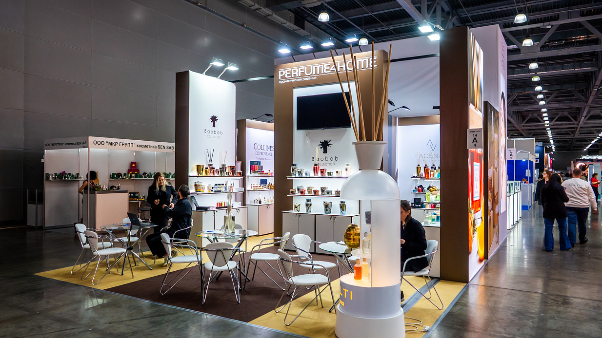 Дизайн-проект и застройка стенда «Ароматические решения, InterSharm - 2025» - фото 4