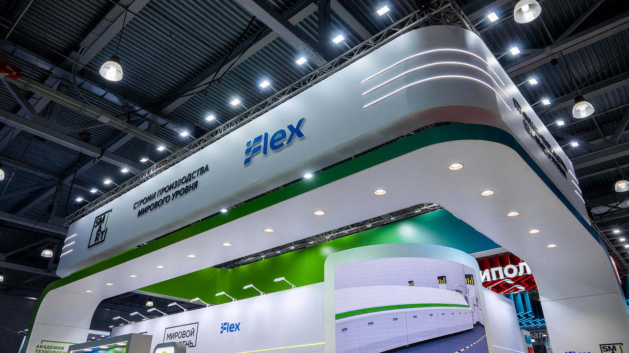 Дизайн-проект и застройка стенда «FLEX, Экспоэлектроника-2025» - фото 6