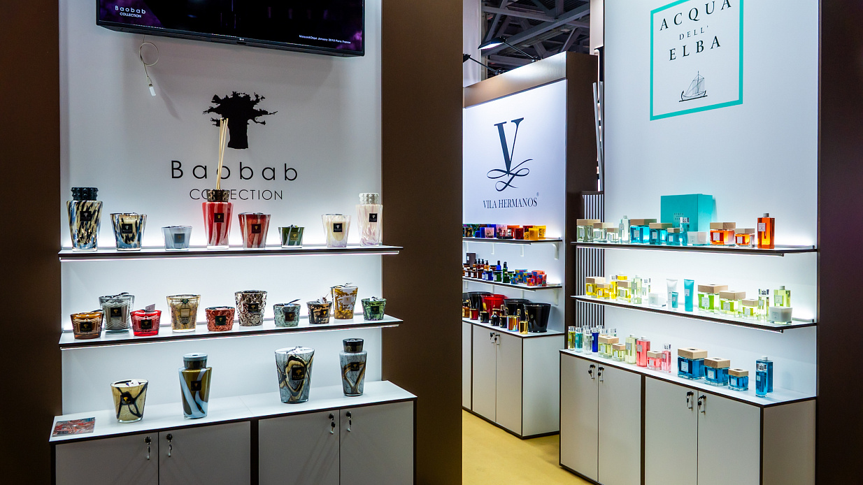 Дизайн-проект и застройка стенда «Ароматические решения, InterSharm - 2025» - фото 2