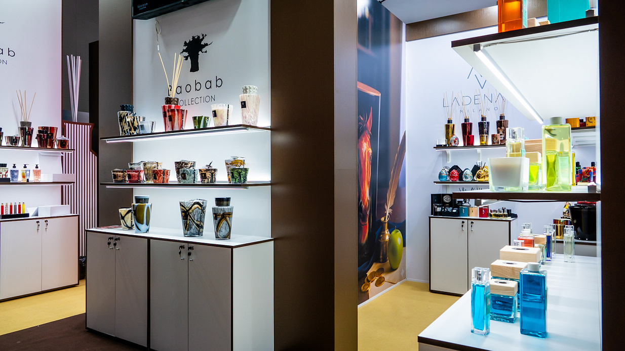 Дизайн-проект и застройка стенда «Ароматические решения, InterSharm - 2025» - фото 3