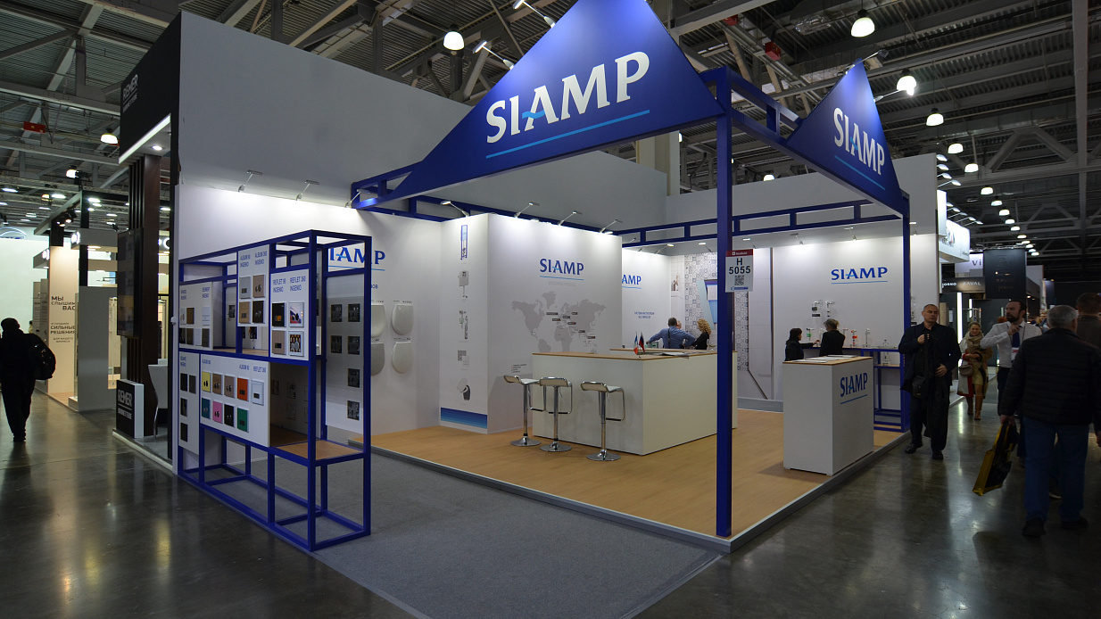 Дизайн-проект выставочного стенда «Siamp, Mosbuild-2022» - фото 2