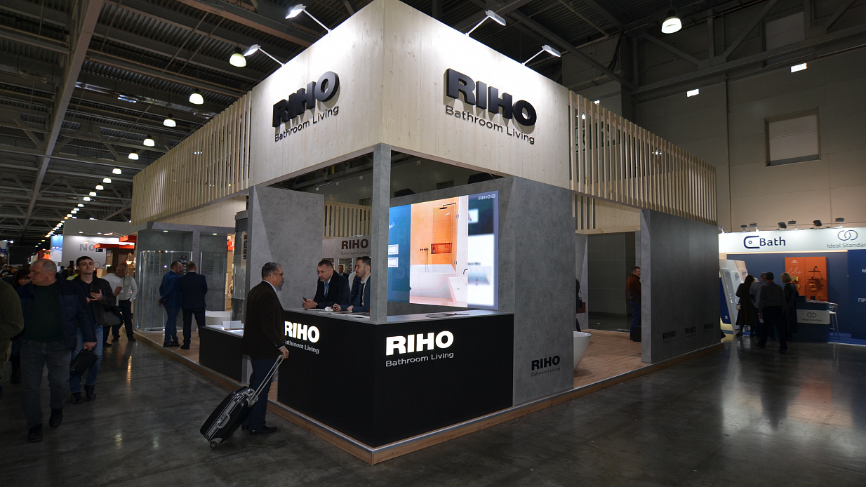Дизайн-проект выставочного стенда «RIHO, Mosbuild-2022»