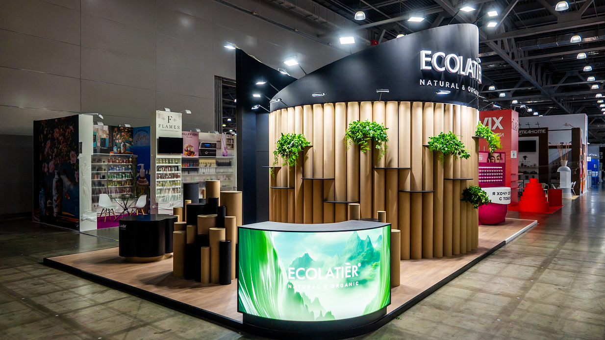 Дизайн-проект и застройка стенда «ECOLATIER, InterSharm - 2025»